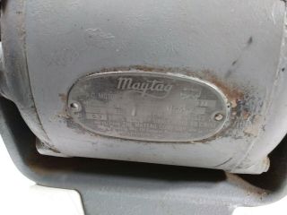 Vintage 5.  3 amp Maytag Electric Motor Sander Grinder Speed Pulley Lathe Etc. 2