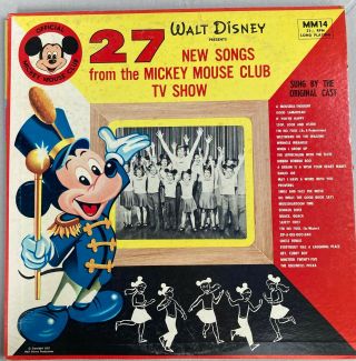 Disney’s 27 Songs From The Mickey Mouse Club,  33 1/3 Rpm