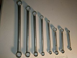 8 Vintage Williams Box Offset Wrench 12 Point Williams Superrench Forged