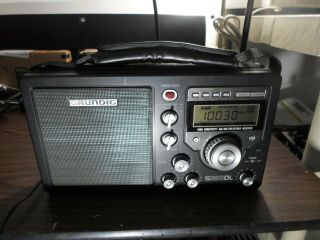 Vintage Grundig S350dl High Sensitivity Portable Am/sw/fm Shortwave Radio