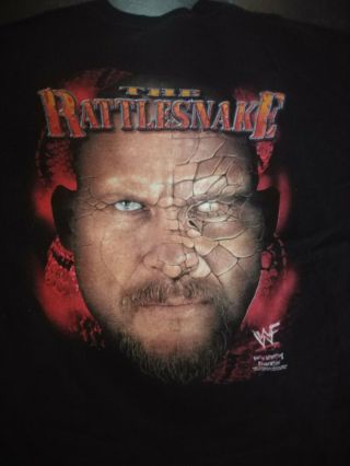 Vintage Stone Cold Steve Austin Wwf Wwe The Rattlesnake Tshirt Xxl Wrestling