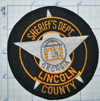 Georgia,  Lincoln County Sheriff 