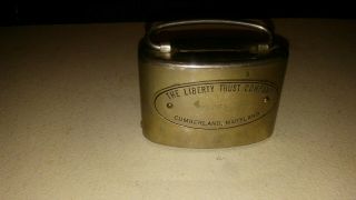 The Portable Safe Bank Liberty Trust Co.  261 Cumberland Maryland Make Offer