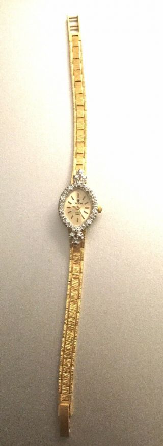 Vintage Style Crotons Women’s Gold Tone Small Watch $175