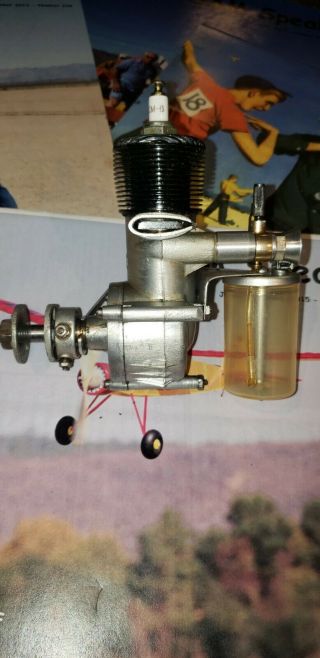 Ohlsson & Rice 60 Ignition Vintage Airplane Engine W/tank And Timer -