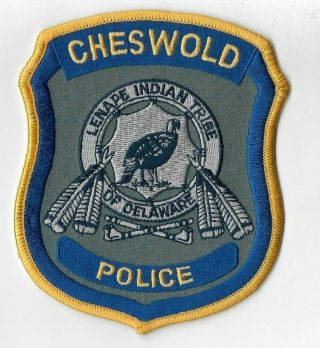 Cheswold Delaware Police Patch