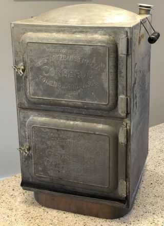Antique Vintage Conservo Swartzbaugh Cooker Canner Smoker Steamer Oven Prim