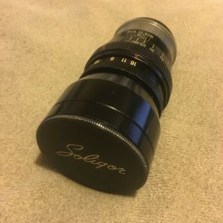 Vintage Soligor 135mm F,  4.  5 Lens For Argus C3 Camera