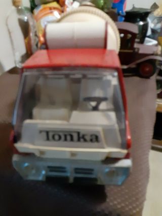 60s EARLY VINTAGE TONKA TOYS PRESSED STEEL CEMENT MIXER TRUCK SHAPE 3