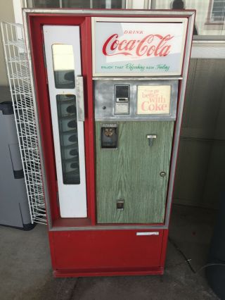 Vintage Coca Cola Bottled Vending Machine - 1960 