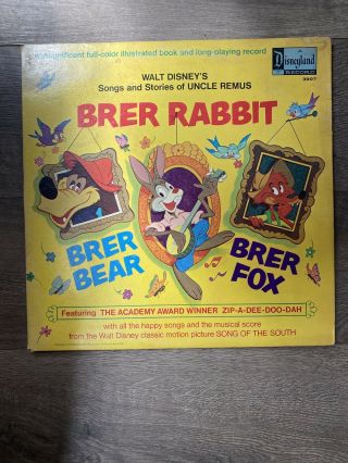 Walt Disney’s Song And Stories Of Uncle Remus Brer Rabbit Song Of The South