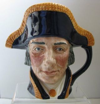 Vintage Lord Nelson Toby Mug By Royal Doulton 1950 
