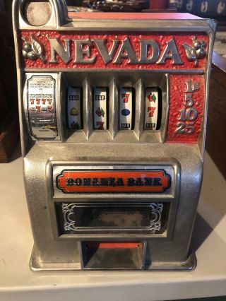 Vintage Nevada Bonanza Bank Slot Machine