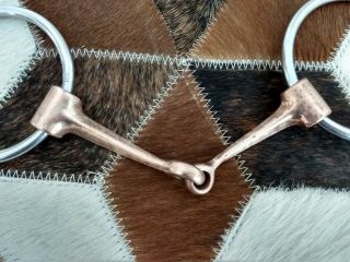 Don Hansen Ring Snaffle Cooper Vintage pre - owned marked DH Bit 3