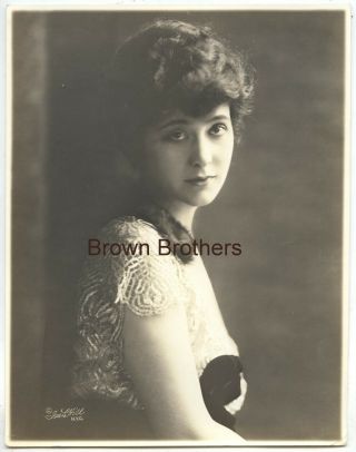 Vintage 1920s Hollywood Flapper Actress Elsie Ferguson Dbw Photo By Ira Hill