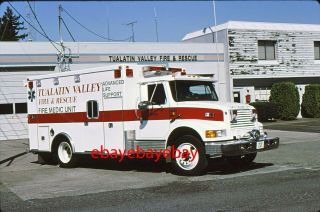Fire Apparatus Slide,  Rescue 221,  Tualatin Valley Fd / Or,  1991 Ih / Road Rescue