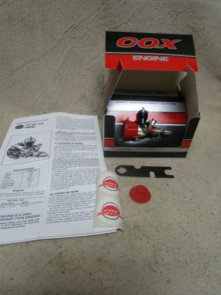 35 Vtg Cox Pee Wee.  020 High Power Competition Flying N.  O.  S Engine