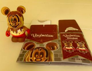 Vinylmation 3 " Annual Passholder Disneyland Mickey Waffle Le 1000