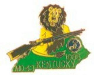 Lions Club Pins - Kentucky 1985 Lioness