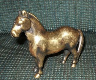 Vintage Cast Iron Horse - Pony Coin Bank Mare