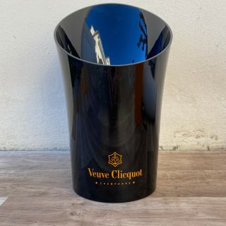 Vintage French Champagne French Ice Bucket Cooler Black Veuve Clicquot 1409203