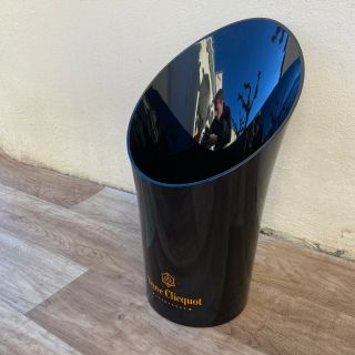 Vintage French Champagne French Ice Bucket Cooler Black VEUVE CLICQUOT 1409203 3
