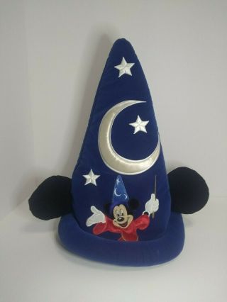 Vintage Walt Disney World Mickey Mouse Ears Wizard Hat Fantasia 16 "
