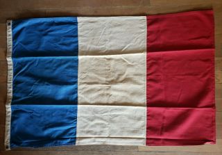 Vintage France Flag 36.  5 " X 23.  5 "