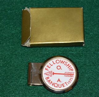 Vintage Boy Scout Patch - Order Of The Arrow Money Clip