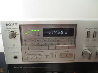 Vintage Sony STR - V55 AM/FM Stereo Receiver Digital Synthesizer - Japan - 2