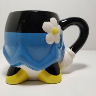 Treasure Craft By Zak Disney Minnie Mouse Hand Painted Ceramic 13.  5oz Mug Cup
