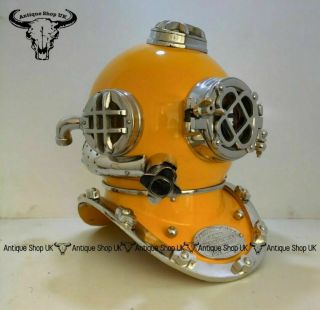 Christmas Antique Diving Helmet 18 Inch Us Navy Mark V Vintage Divers Helmet Rep