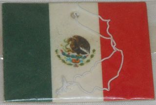Mexico Flag Car Air Freshener - Vanilla