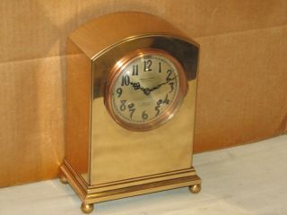 Chelsea Antique Ships Bell Clock Sheraton Model 4 In Dial 1917 Restored