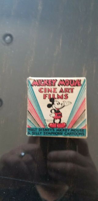 1 Short 16mm Mickey Mouse " Mickey The Band Leader " Cine Art Films 1930s Disney