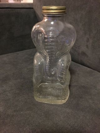 Vintage Grapette Products Co Elephant Piggy Bank Bottle
