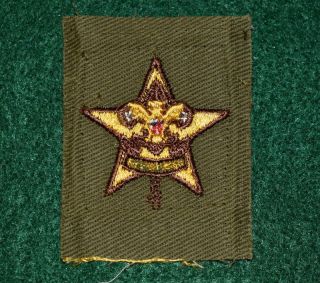 Vintage Boy Scout Rank Patch - Star
