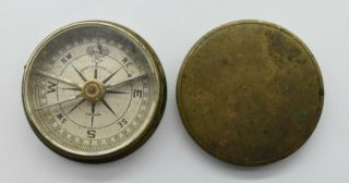 Vintage Military Pocket Compass Short & Mason London