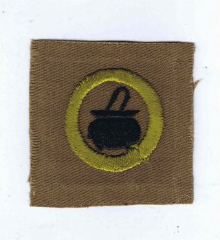 1911 - 1933 Cooking Variety Square Merit Badge