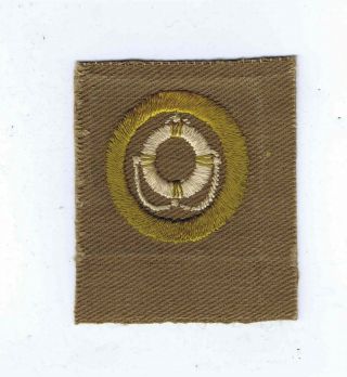 Early Lifesaving 1911 - 1933 Square Merit Badge