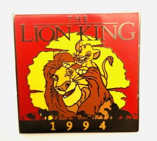 Disney The Lion King 24 Of 101 Disney Movies Silver Clasp Pin