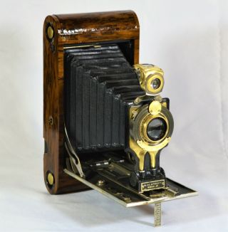 Folding Camera Kodak No 3 - A Autographic Kodak Jr.  Vintage Antique Custom Camphor