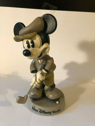 Disney Mickey Mouse Golf / Golfer Bobble Head,  Walt Disney World -