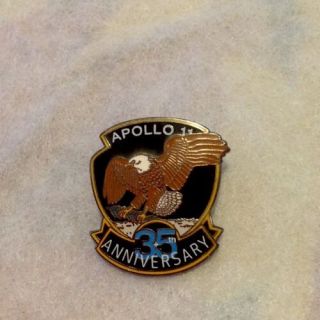 Nasa Apollo 11 35th Anniversary Pin Nasa Apollo 11 Anniversary Lapel Pin