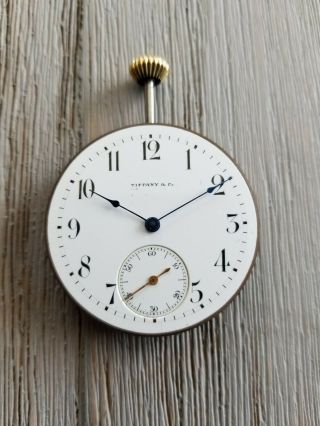 Tiffany & Co York 38.  8mm Vintage Pocketwatch Movement/dial Only