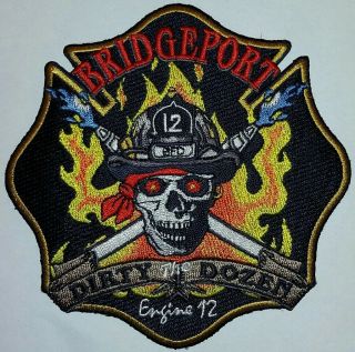 Bridgeport Fire Department Engine Company 12 Patch - Ct Station