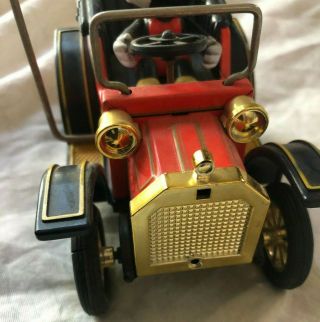 Walt Disney Masudaya Vintage 1981 Mickey Mouse Level Action Toy Metal Car