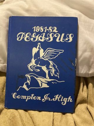 1981 - 1982 Compton Junior High School Bakersfield Ca Yearbook California