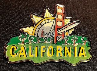 Retired 2001 Disney California Adventure Monorail With Golden Gate Bridge Pin