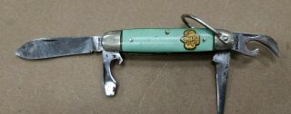 Vintage Girl Scout Utility Pocket Knife - Kutmaster Utica,  N.  Y.